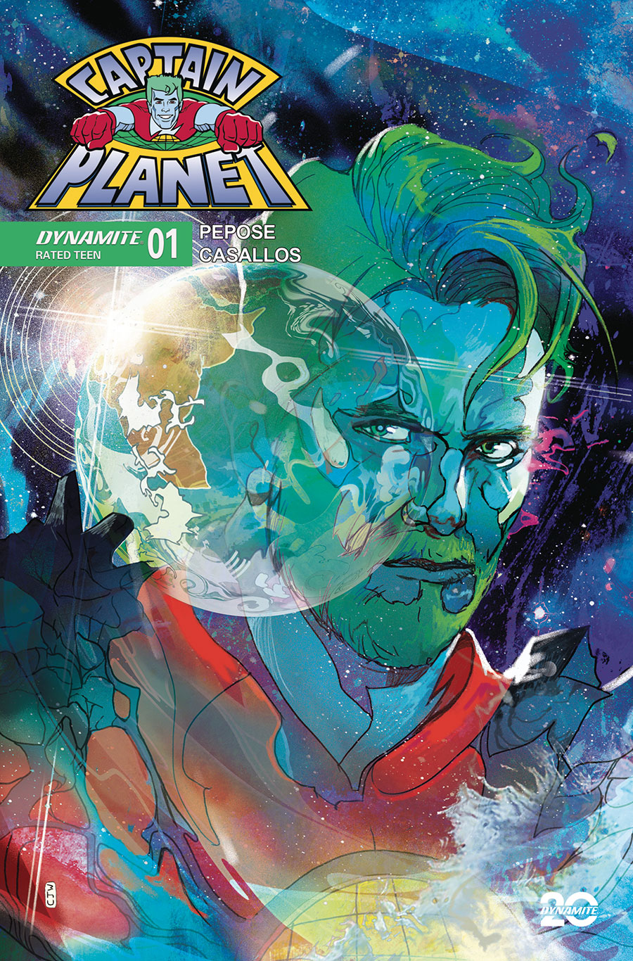 Captain Planet #1 Cover C Variant Christian Ward Cover