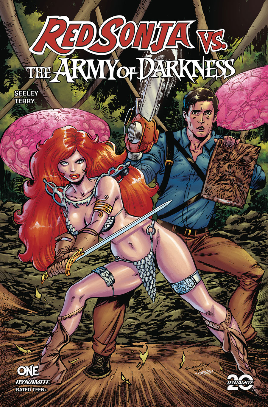 Red Sonja vs The Army Of Darkness #1 Cover B Variant Tim Seeley Cover