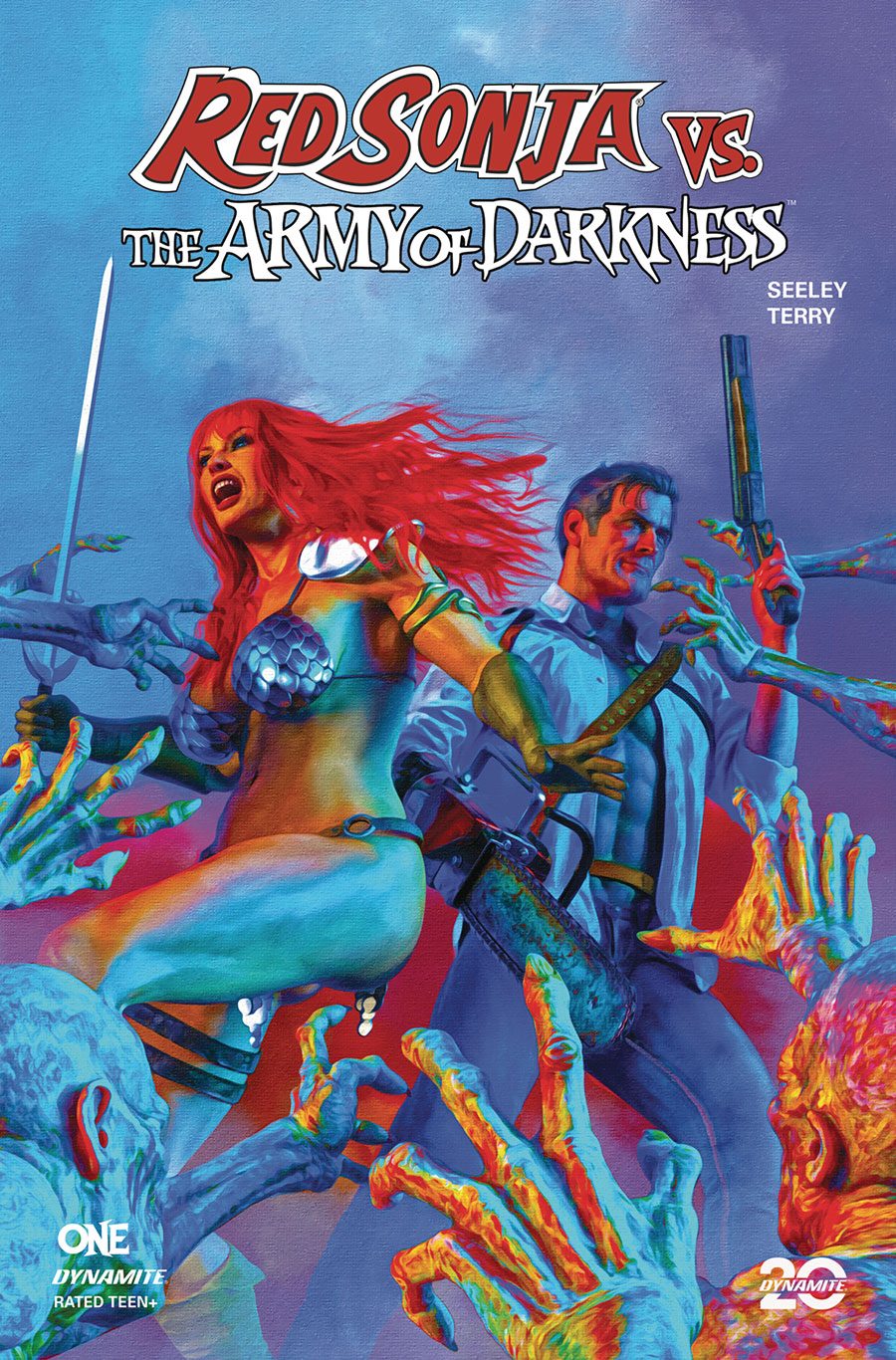 Red Sonja vs The Army Of Darkness #1 Cover C Variant Mark Spears Cover