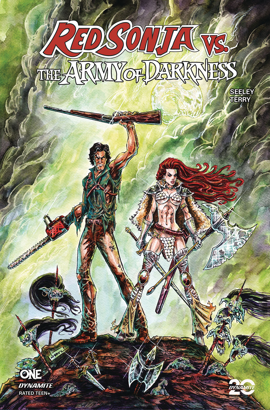 Red Sonja vs The Army Of Darkness #1 Cover D Variant Nikkol Jelenic Cover