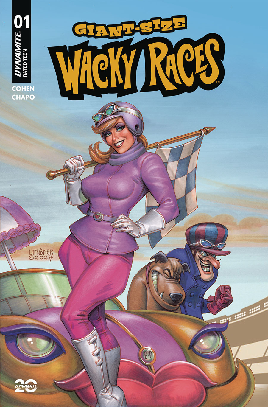 Giant-Size Wacky Races #1 (One Shot) Cover A Regular Joseph Michael Linsner Cover