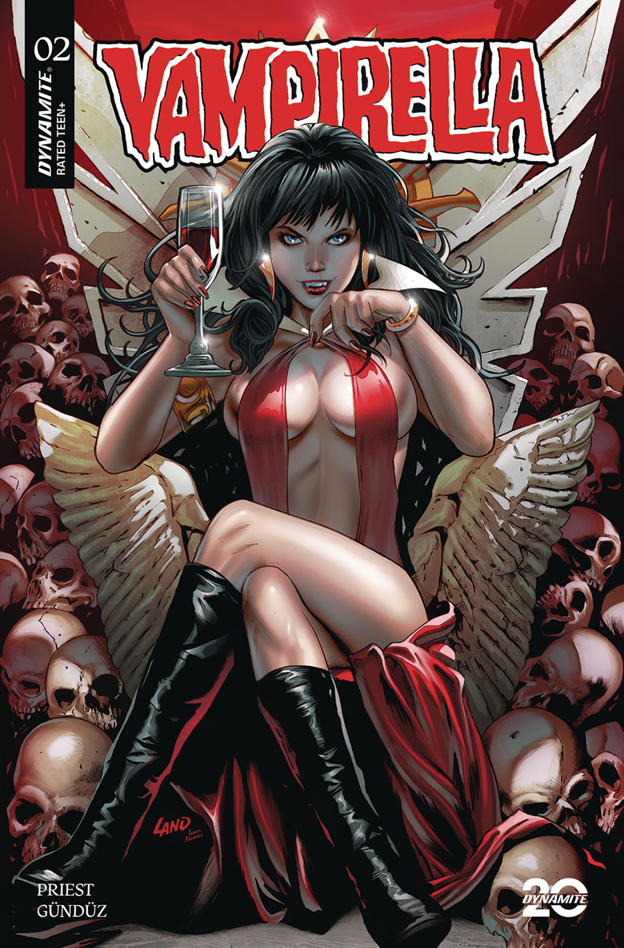 Vampirella Vol 9 #2 Cover B Variant Greg Land Cover