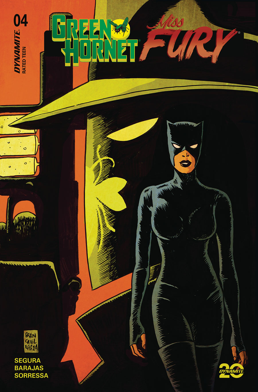 Green Hornet Miss Fury #4 Cover A Regular Francesco Francavilla Cover