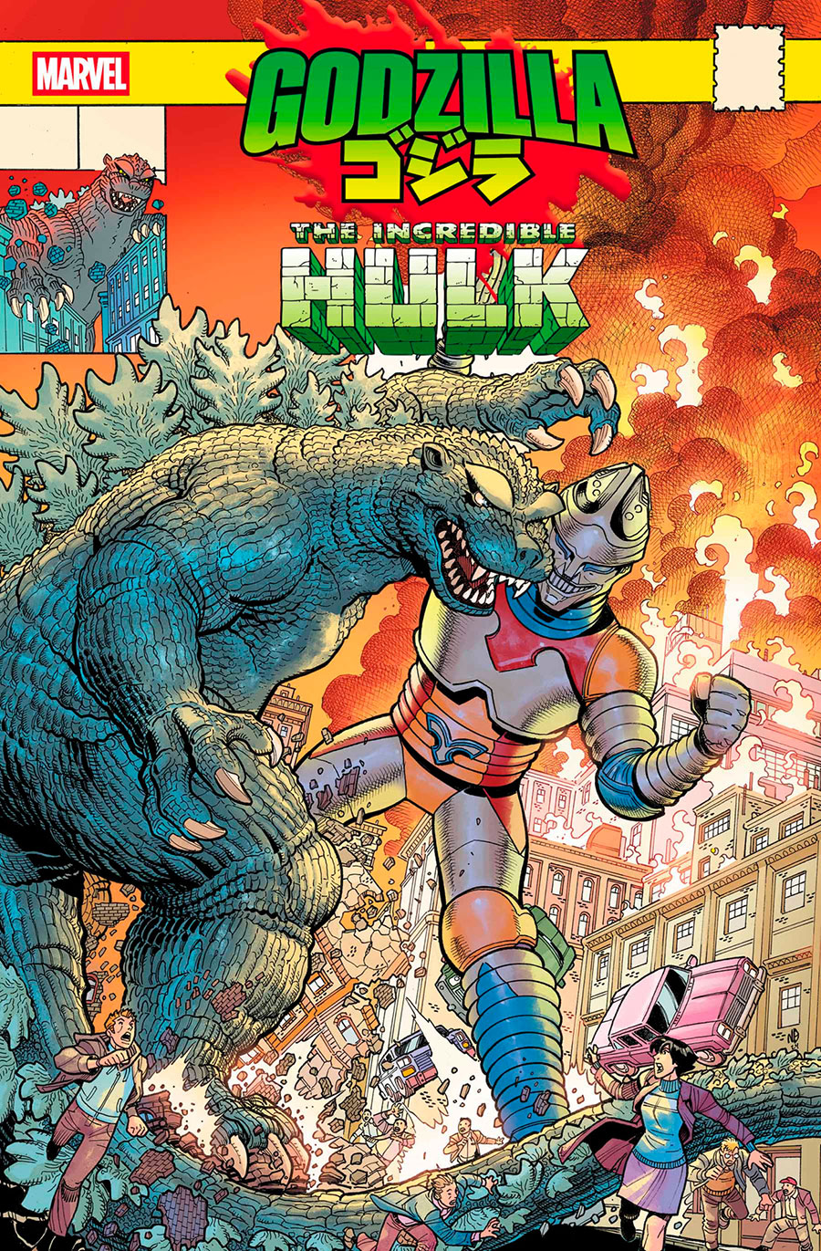 Godzilla vs Hulk #1 (One Shot) Cover C Variant Nick Bradshaw Monster Homage Cover