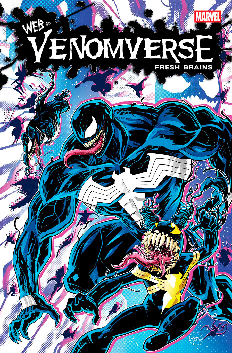 Web Of Venomverse Fresh Brains #1 (One Shot) Cover A Regular Luciano Vecchio Cover