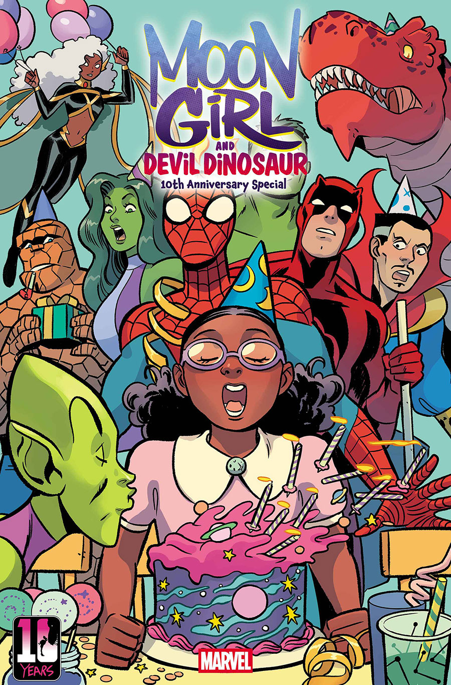 Moon Girl And Devil Dinosaur 10th Anniversary Special #1 (One Shot) Cover C Variant Natacha Bustos Cover