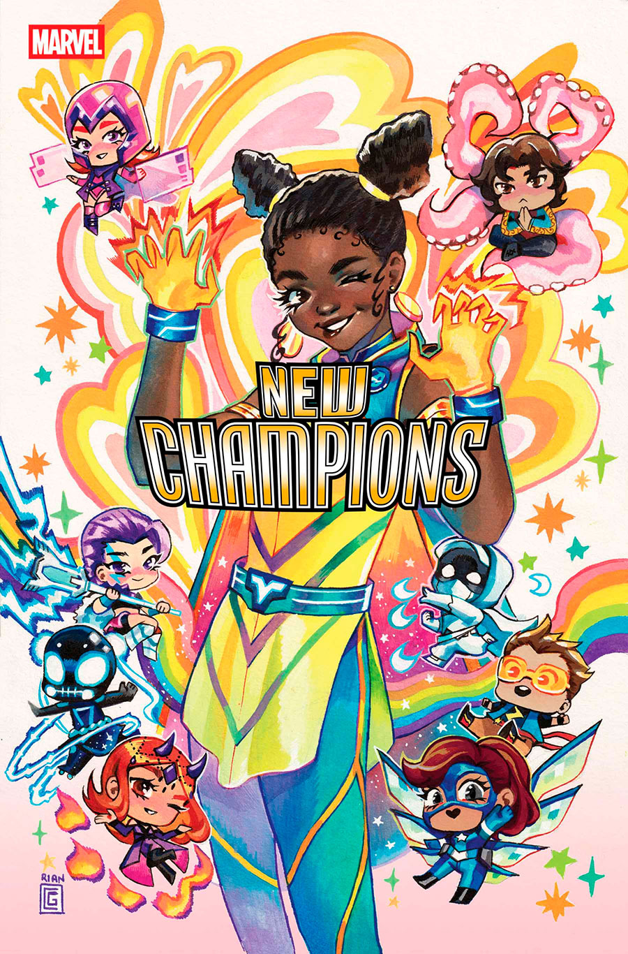 New Champions #4 Cover C Variant Rian Gonzales Cover