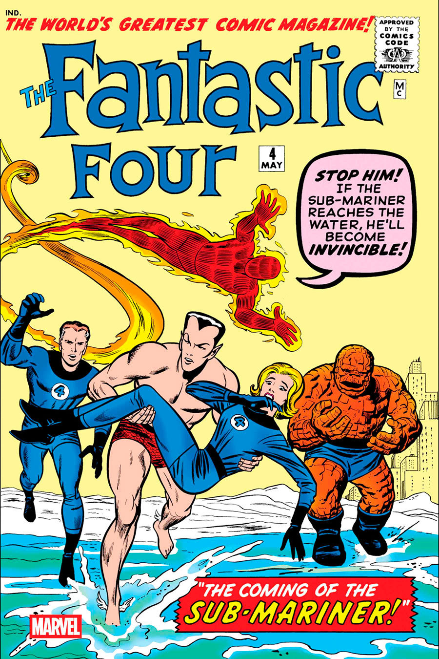 Fantastic Four #4 Cover B Facsimile Edition Regular Jack Kirby Cover