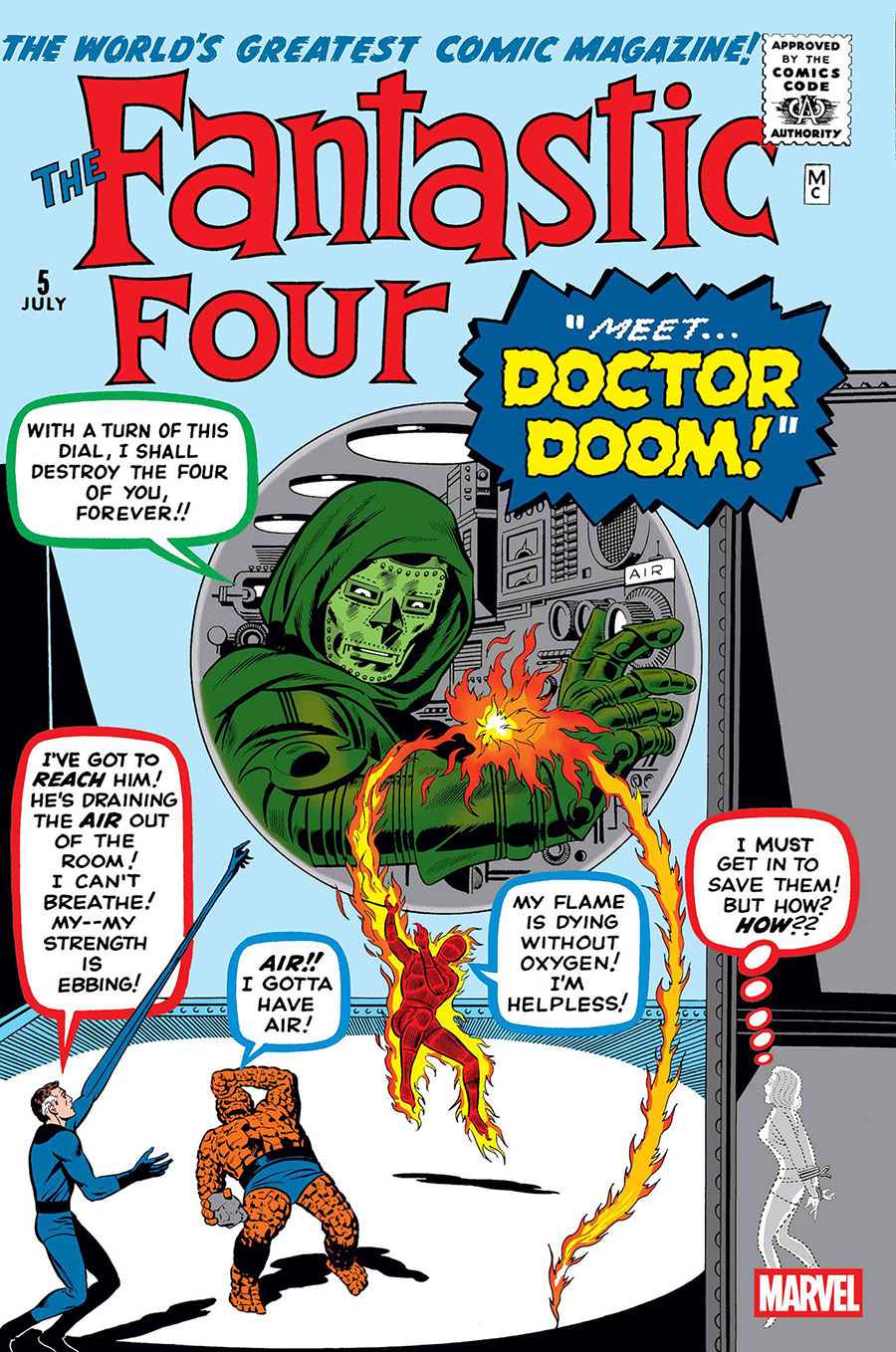 Fantastic Four #5 Cover B Facsimile Edition Regular Jack Kirby Cover