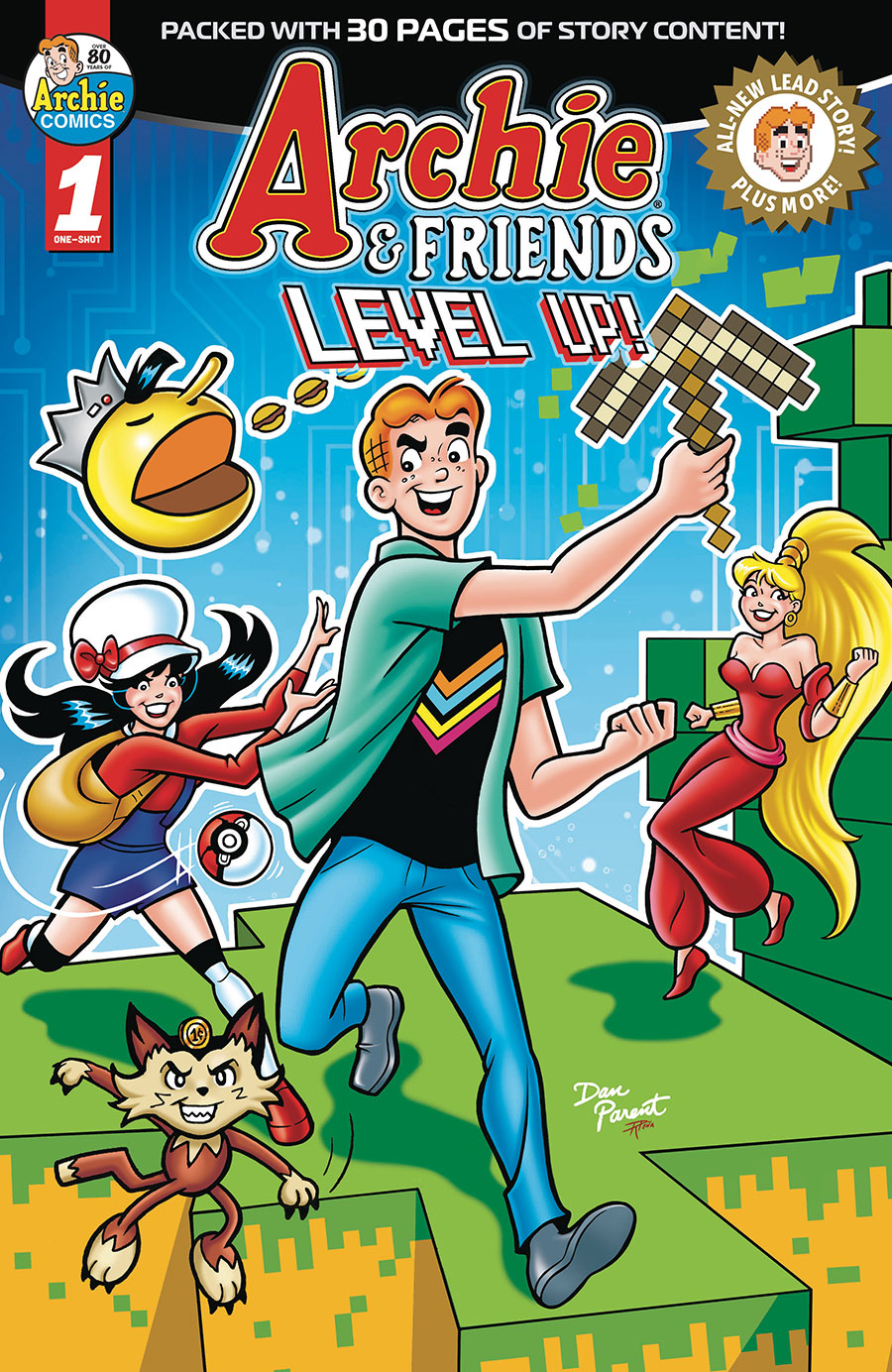 Archie & Friends Level Up #1 (One Shot) Cover A Regular Vincent Lovallo Dan Parent & Rosario Tito Pena Cover