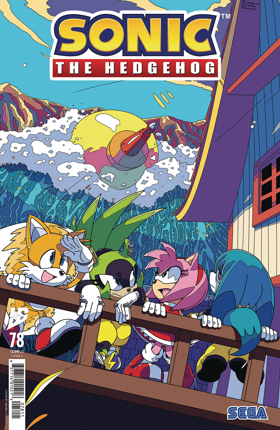 Sonic The Hedgehog Vol 3 #78 Cover A Regular Mauro Fonseca Cover