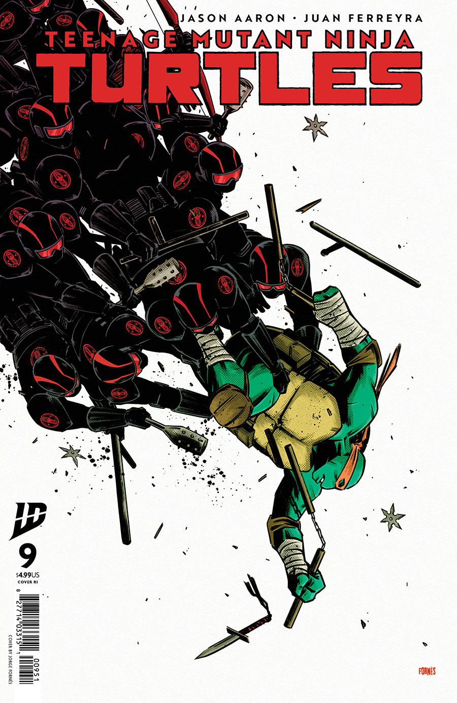 Teenage Mutant Ninja Turtles Vol 6 #9 Cover A Regular Jorge Fornes Cover