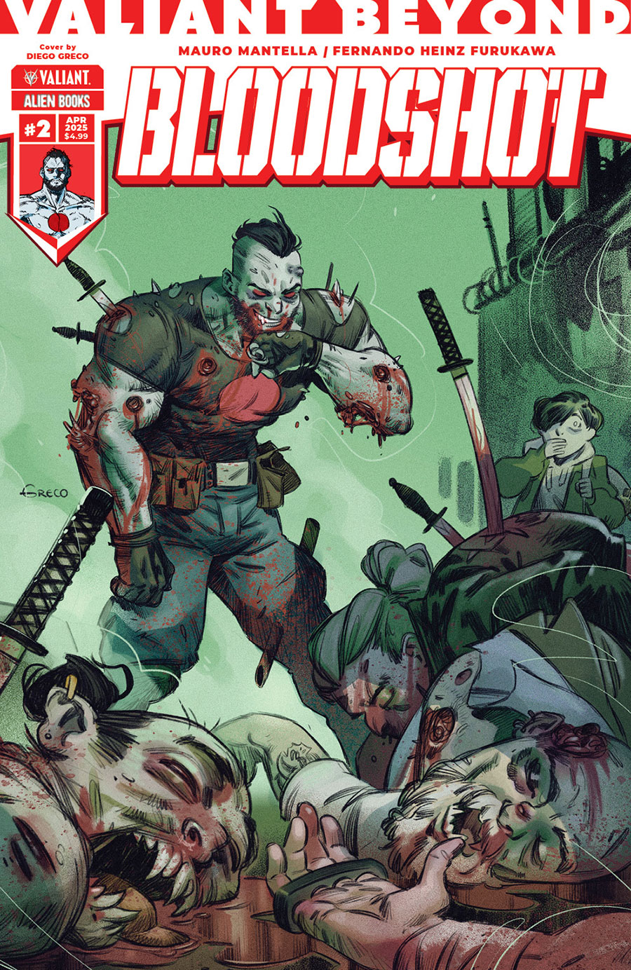 Valiant Beyond Bloodshot #2 Cover C Variant Diego Greco Cover