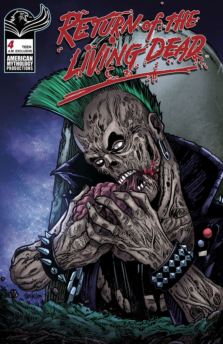 Return Of The Living Dead #4 Cover F American Mythology Exclusive Buz Hasson Variant Cover