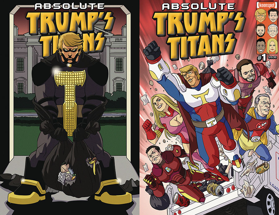 Absolute Trumps Titans #1 Cover H Variant Shawn Remulac Holofoil Flip Cover