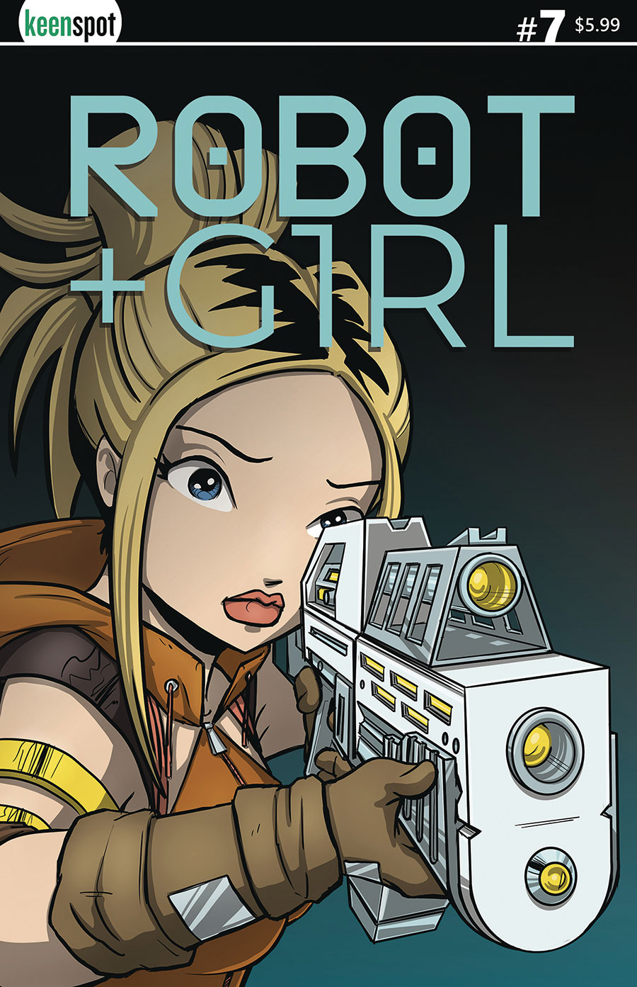 Robot + Girl #7 Cover A Regular Mike White Cover