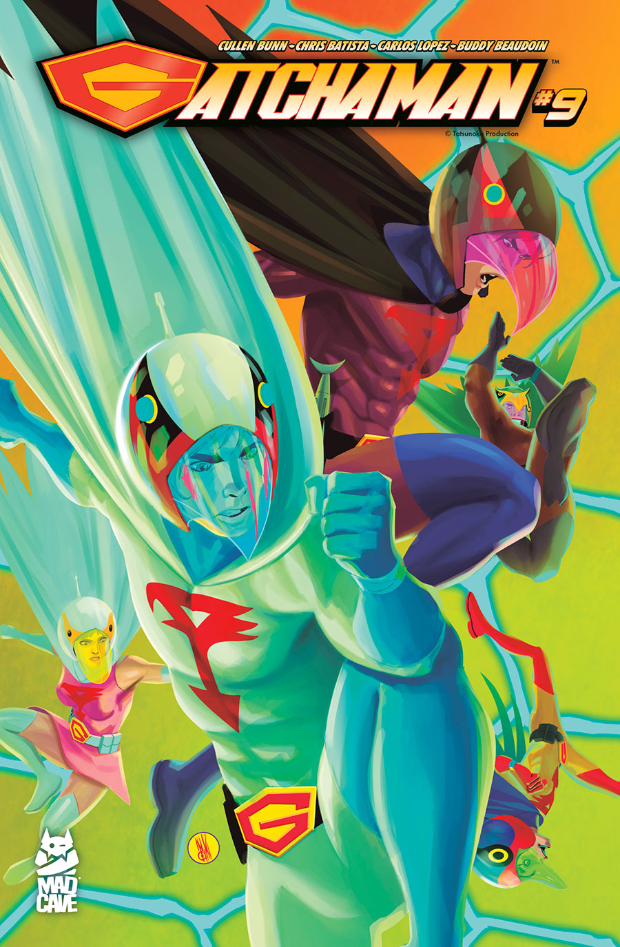 Gatchaman #9 Cover A Regular Inaki Miranda Cover