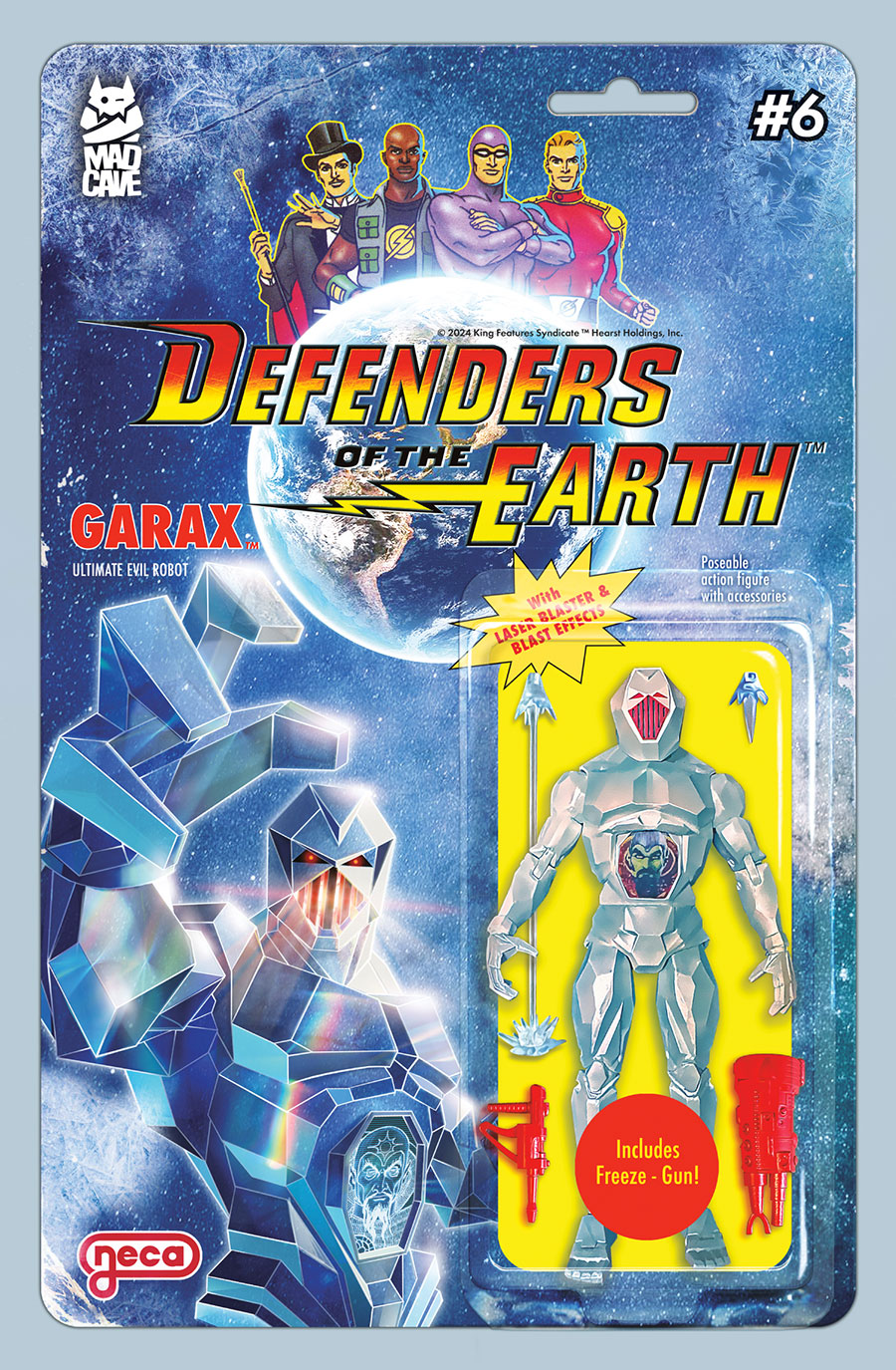 Defenders Of The Earth Vol 2 #6 Cover B Variant Djordje Djokovic Action Figure Cover