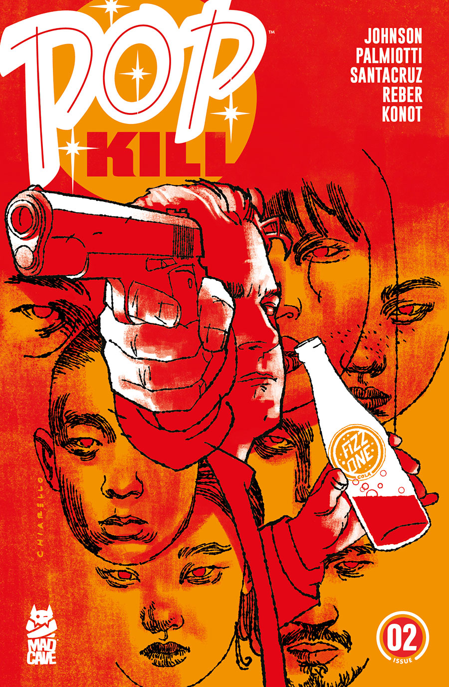 Pop Kill #2 Cover B Variant Mark Chiarello Cover