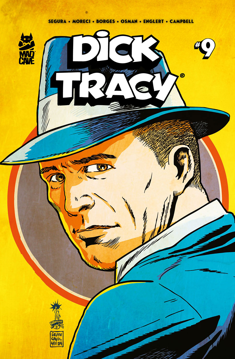 Dick Tracy (Mad Cave Studios) #9 Cover B Variant Francesco Francavilla Cover