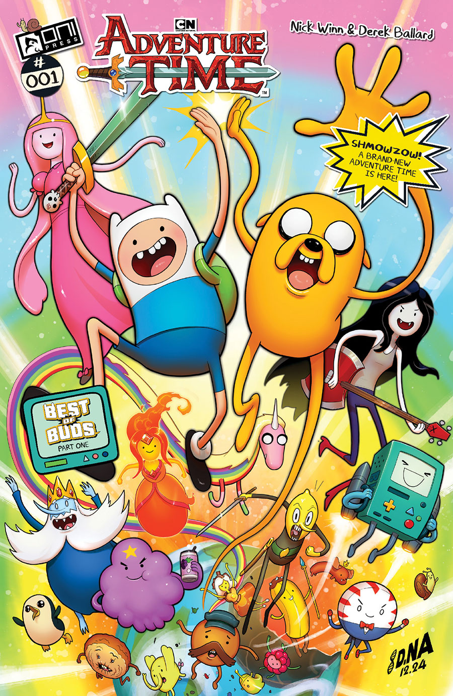 Adventure Time Vol 2 #1 Cover B Variant David Nakayama Cover