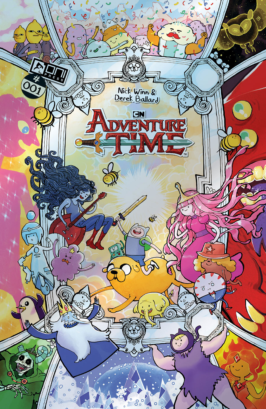 Adventure Time Vol 2 #1 Cover H Variant Trung Le Nguyen Silver Foil Cover