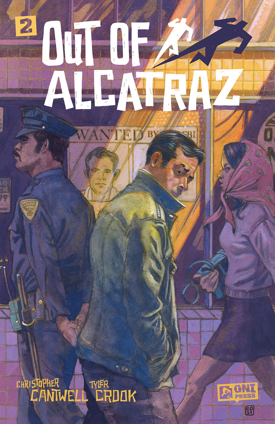 Out Of Alcatraz #2 Cover B Variant Oliver Dominguez Cover