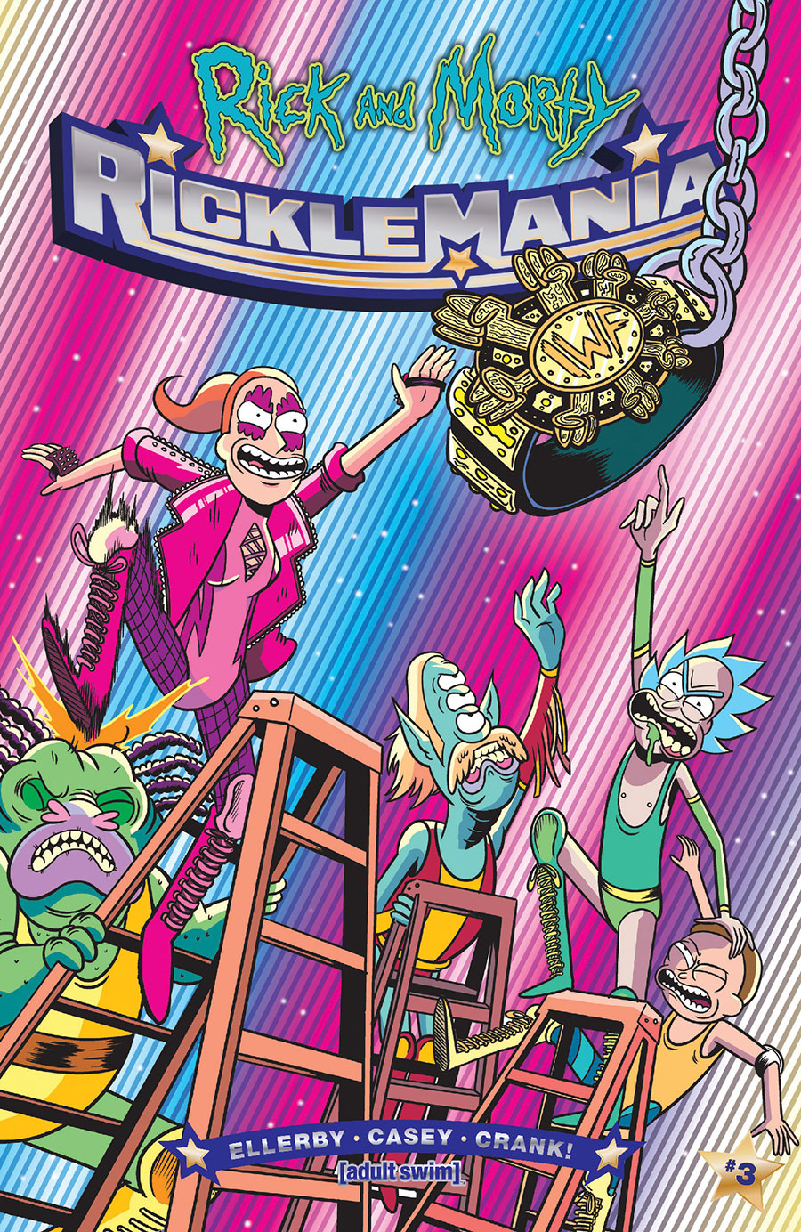 Rick And Morty Ricklemania #3 Cover A Regular Marc Ellerby Cover