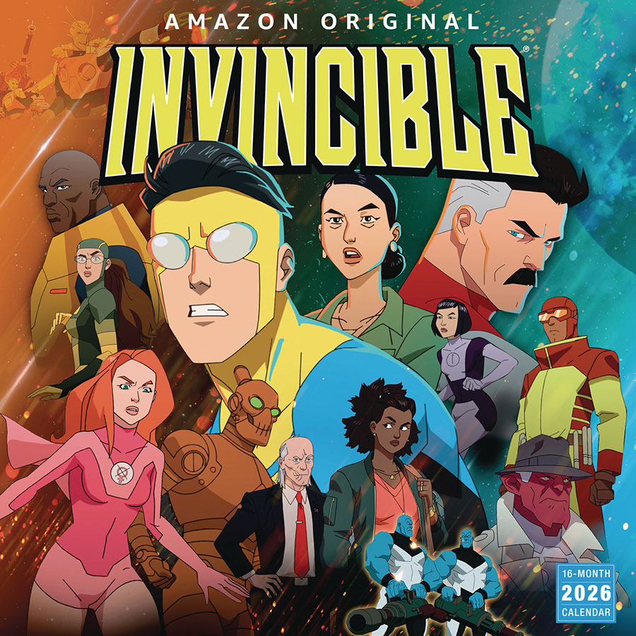 INVINCIBLE AMAZON ORIGINAL 2026 WALL CALENDAR (C: 0-1-2)