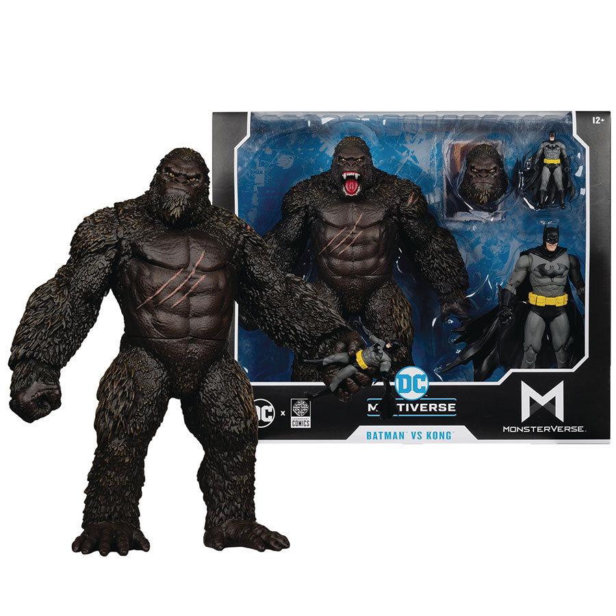 DC JL MONSTERVERSE BATMAN V KONG FIGURE 2PK (C: 1-1-2)