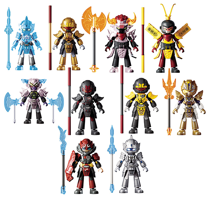 BLOKEES FIGURES HERO INFINITY GALAXY VERSION WAVE 1 9PC PDQ