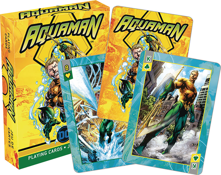 DC COMICS AQUAMAN COMICS PLAYING CARDS (C: 1-1-2)