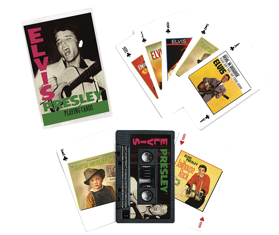 ELVIS PRESLEY CASSETTE PLAYING CARDS (C: 1-1-2)