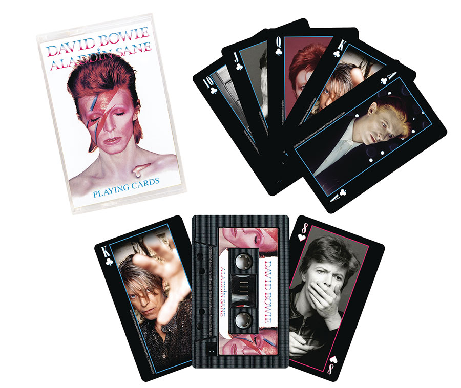 DAVID BOWIE CASSETTE PLAYING CARDS (C: 1-1-2)