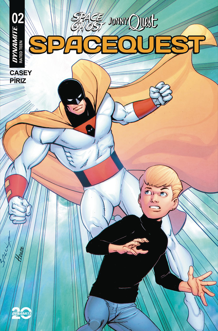 Space Ghost Jonny Quest SpaceQuest #2 Cover J Incentive Mark Bagley Variant Cover