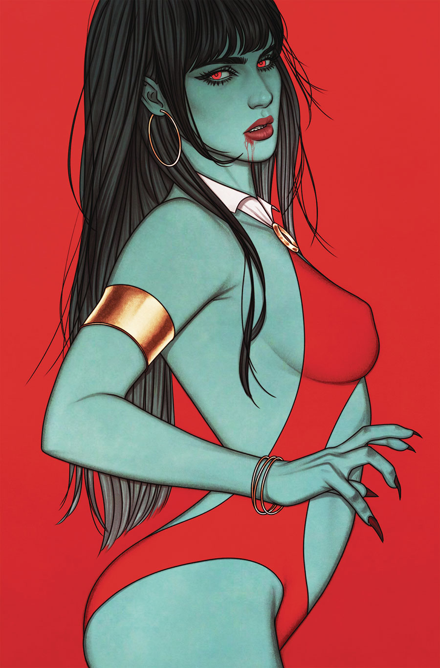 Vampirella Vol 9 #2 Cover I Variant Jenny Frison Foil Virgin Cover