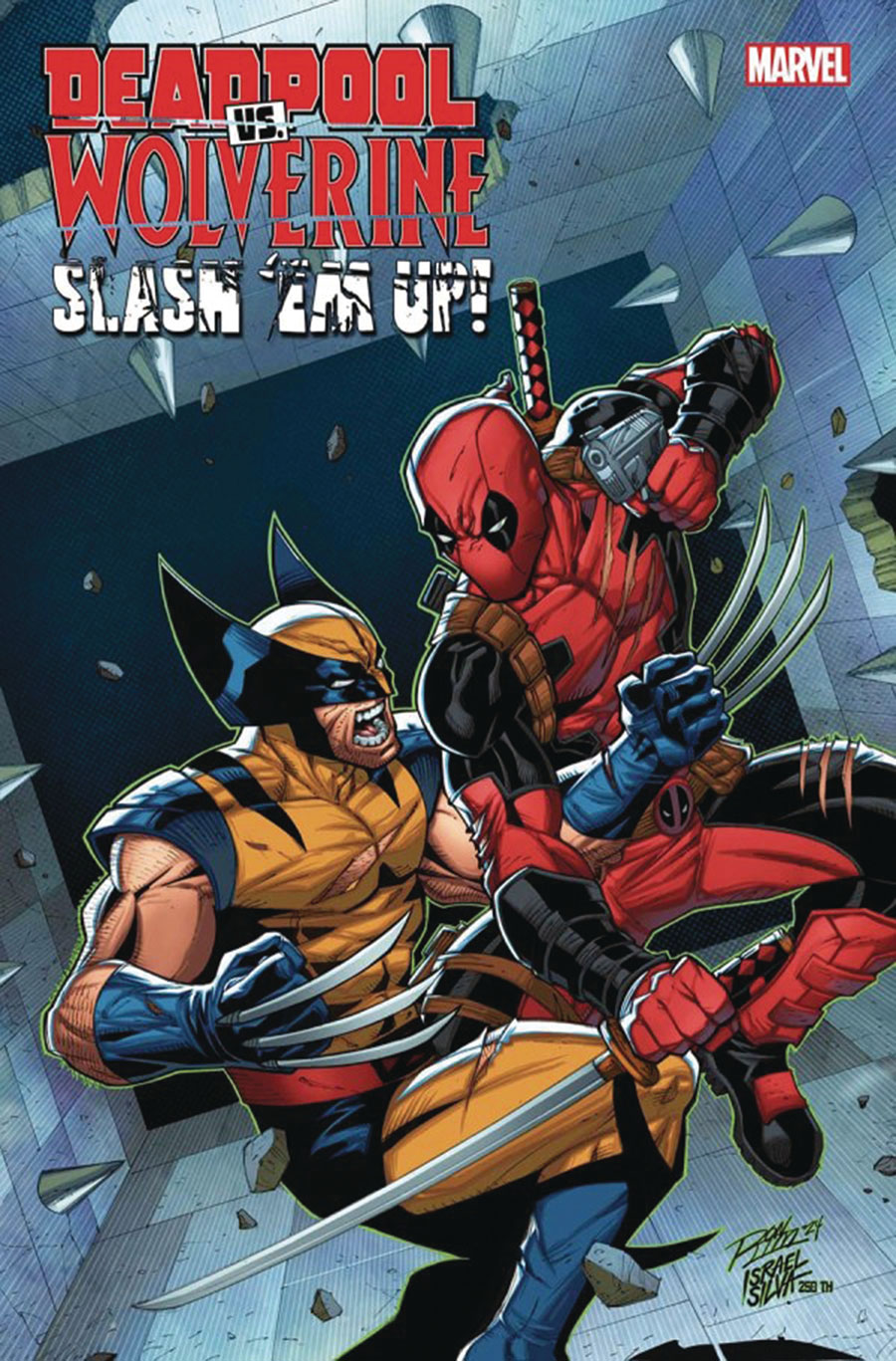 Deadpool vs Wolverine Slash Em Up #1 (One Shot) Cover C DF Signed By Christos Gage