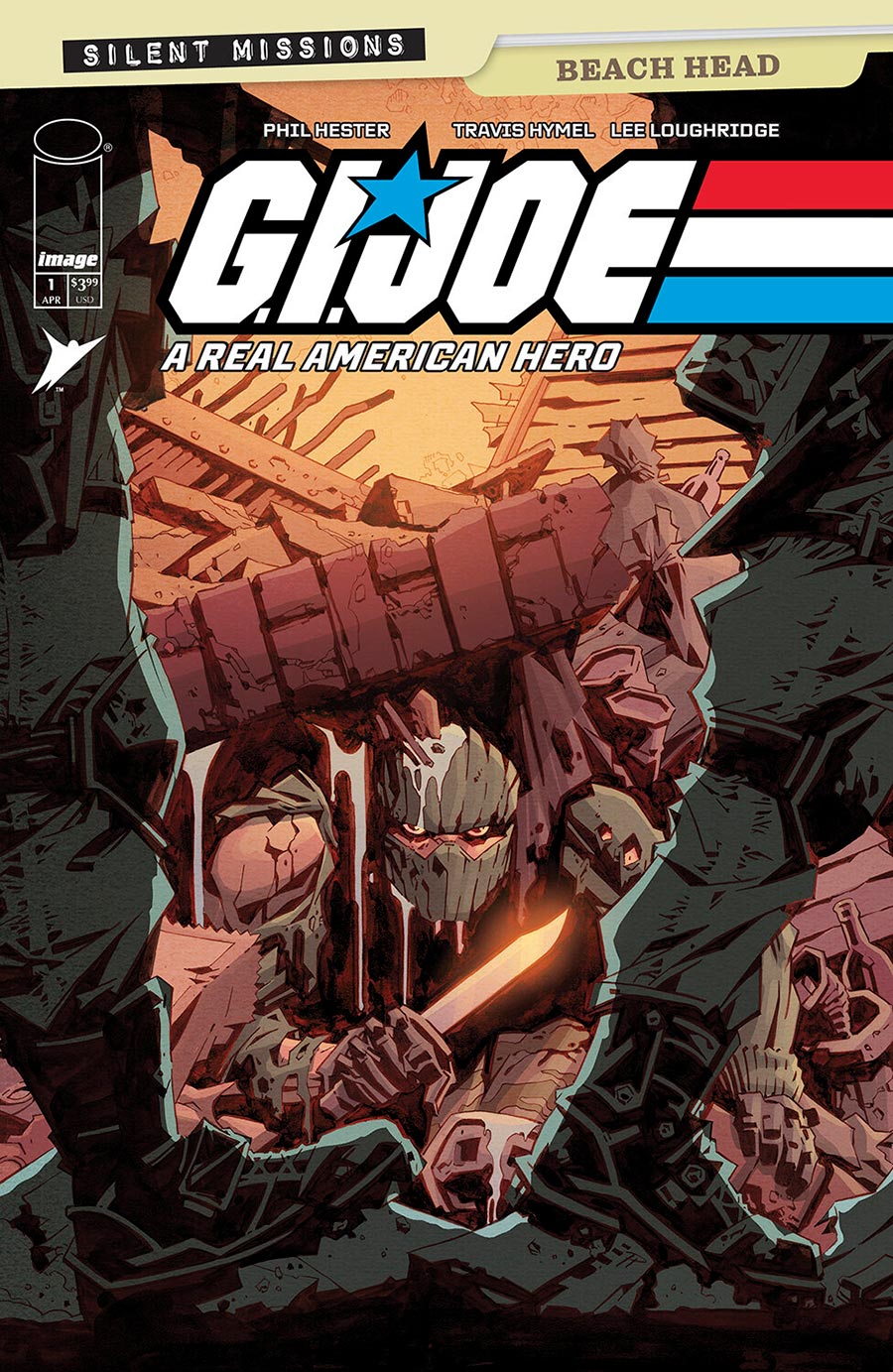 GI Joe A Real American Hero Silent Missions Beach Head #1 (One Shot) Cover A Regular Phil Hester & Lee Loughridge Cover