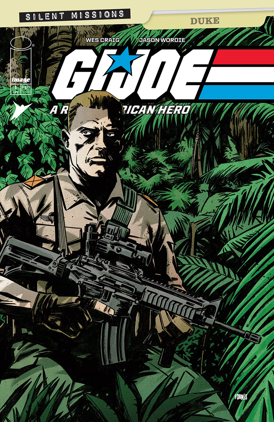 GI Joe A Real American Hero Silent Missions Duke #1 (One Shot) Cover B Variant Jorge Fornes Cover