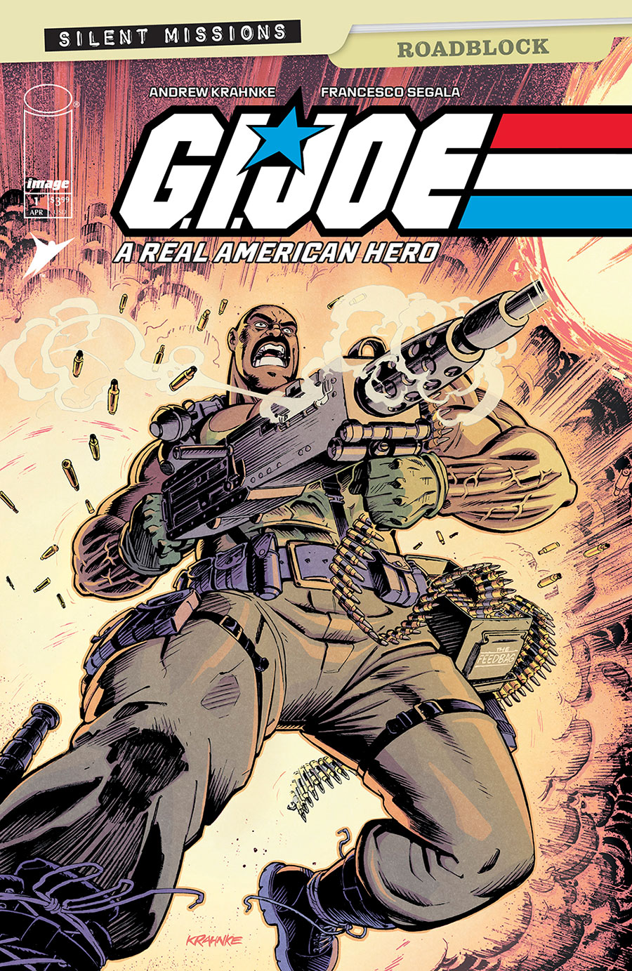 GI Joe A Real American Hero Silent Missions Roadblock #1 (One Shot) Cover A Regular Andrew Krahnke & Francesco Segala Cover