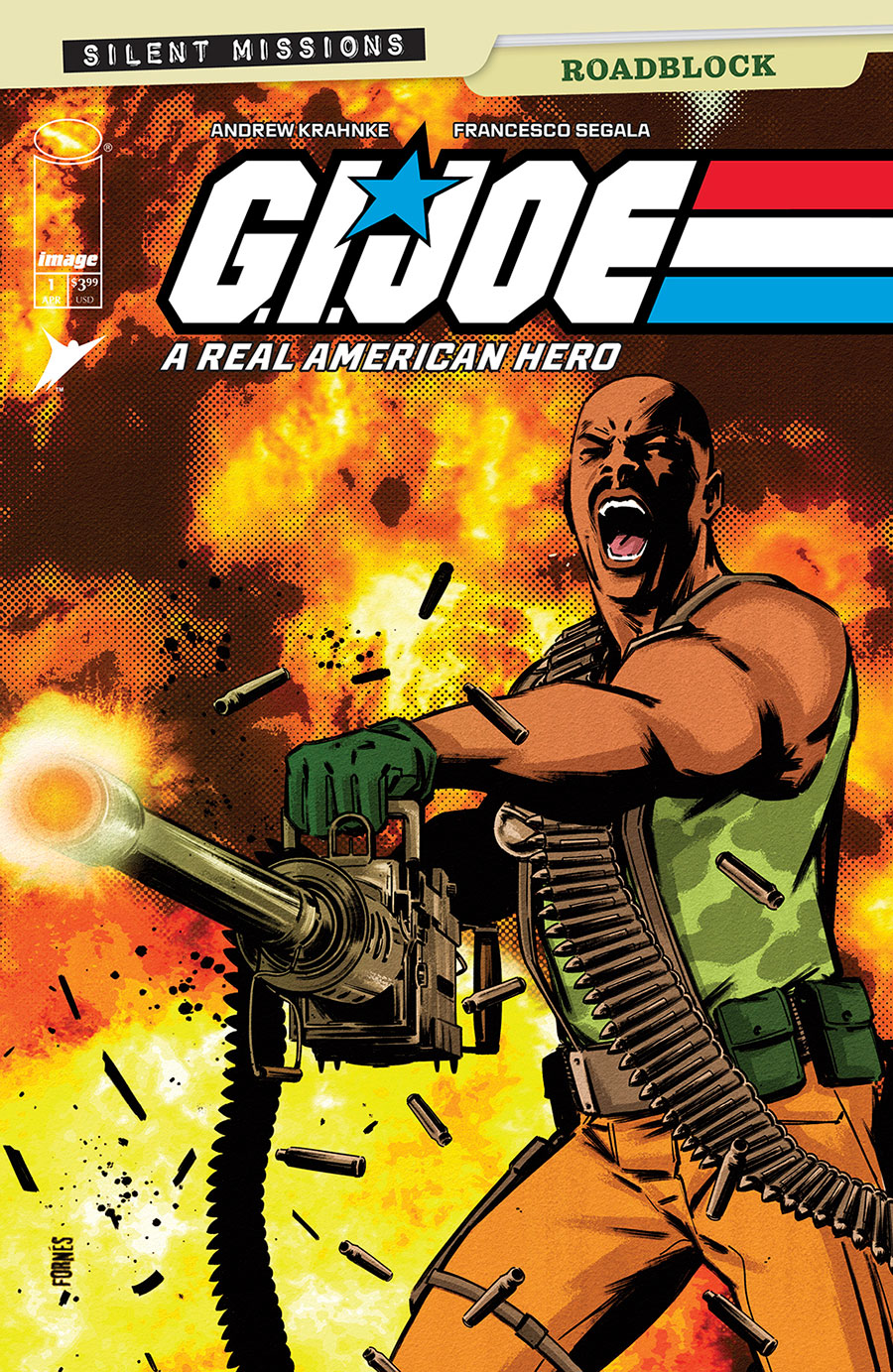 GI Joe A Real American Hero Silent Missions Roadblock #1 (One Shot) Cover B Variant Jorge Fornes Cover