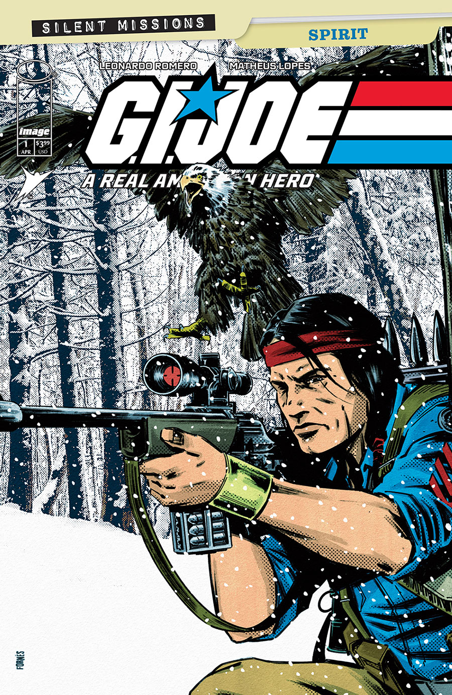 GI Joe A Real American Hero Silent Missions Spirit #1 (One Shot) Cover B Variant Jorge Fornes Cover