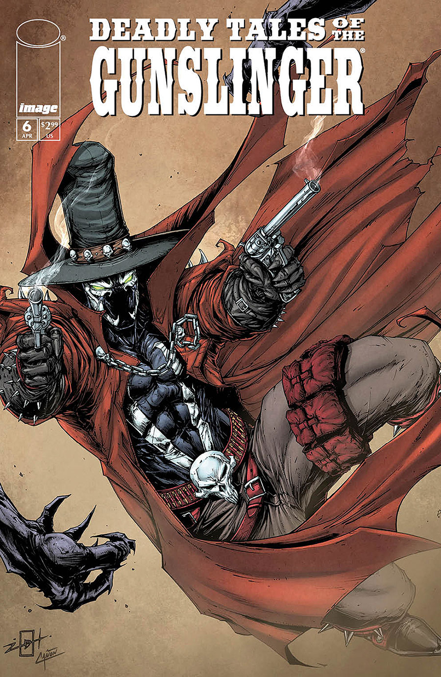 Deadly Tales Of The Gunslinger Spawn #6 Cover A Regular Jonathan Uribe Cover