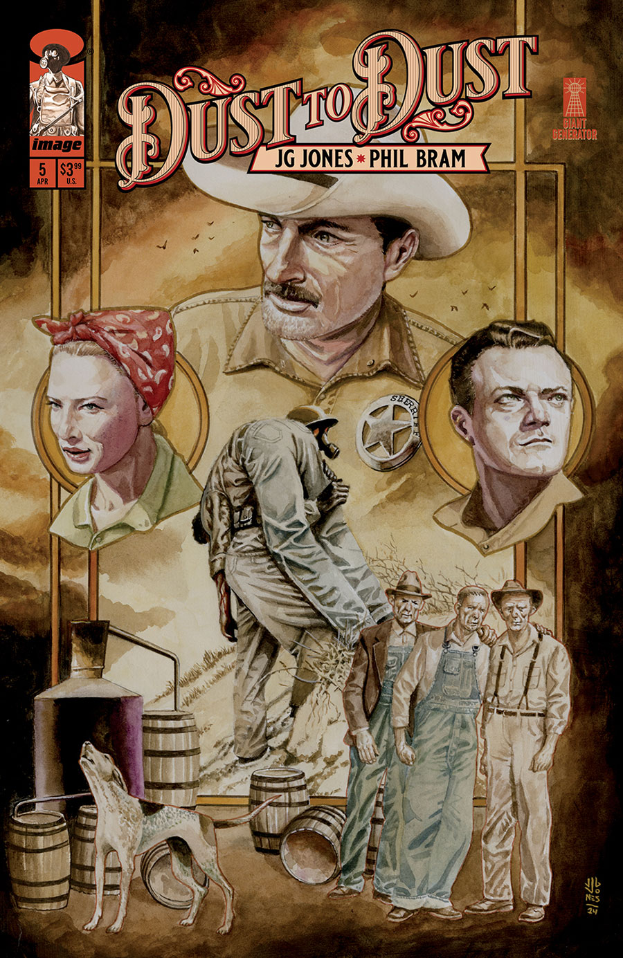 Dust To Dust #5 Cover A Regular JG Jones Cover