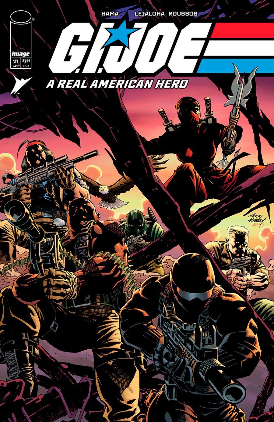 GI Joe A Real American Hero #21 Silent Missions Edition Cover B Variant Andy Kubert & Laura Martin Cover