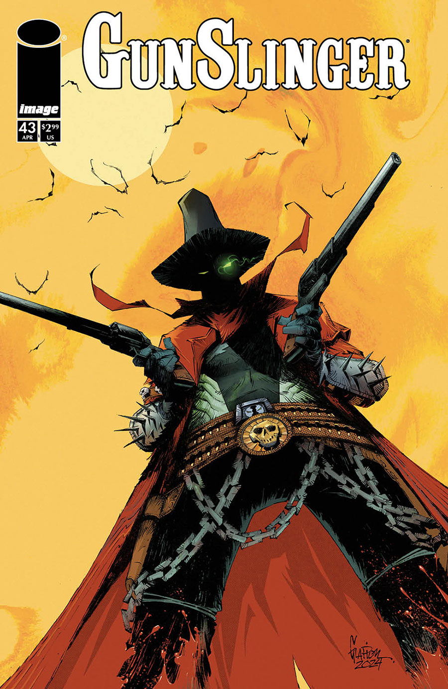 Gunslinger Spawn #43 Cover A Regular Jonathan Glapion Cover