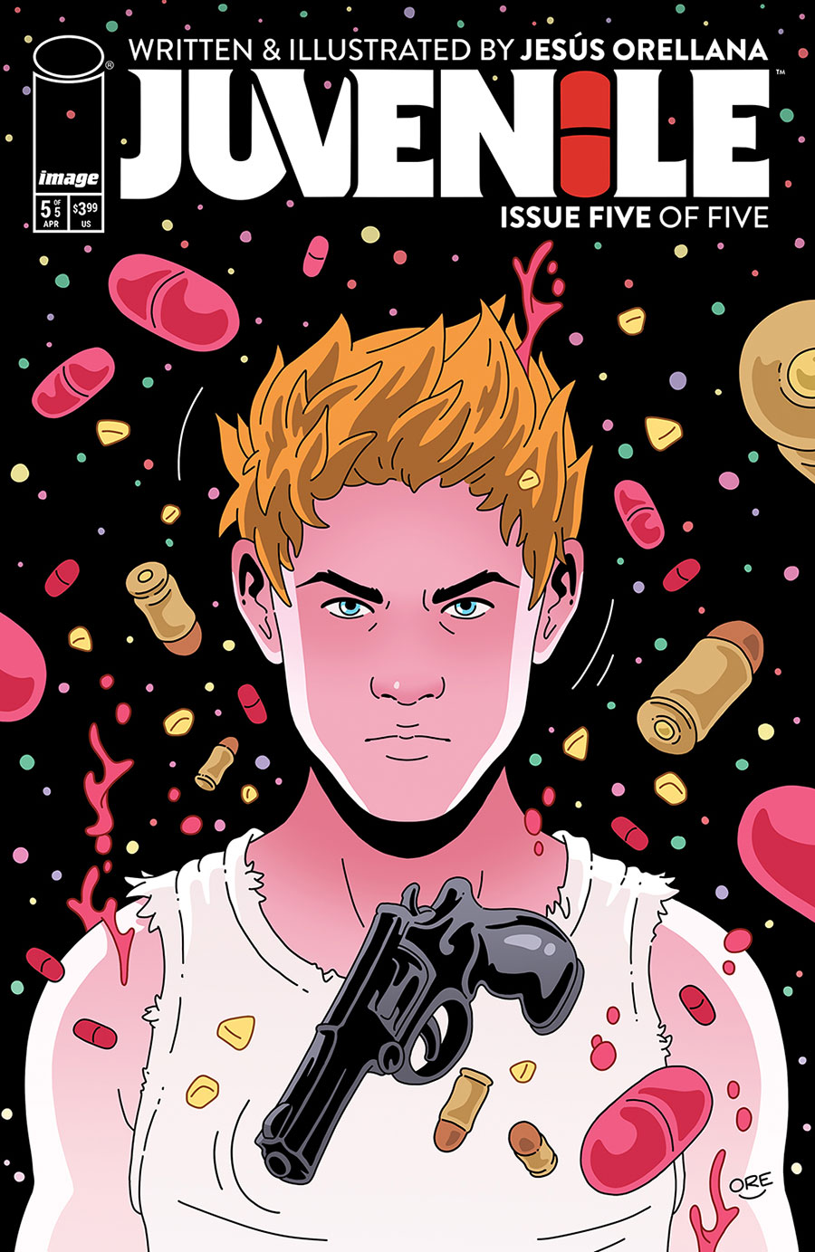 Juvenile #5 Cover B Variant Jesus Orellana Gun Cover