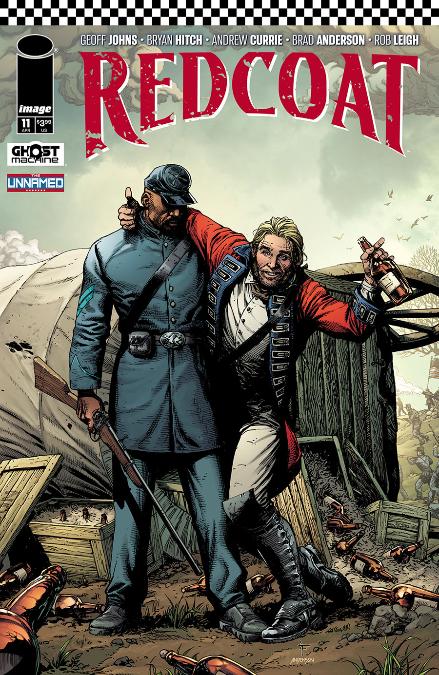 Redcoat #11 Cover B Variant Gary Frank & Brad Anderson Cover