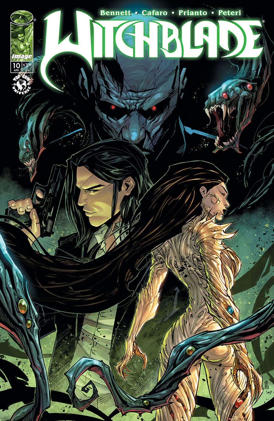 Witchblade Vol 3 #10 Cover A Regular Giuseppe Cafaro & Arif Prianto Cover