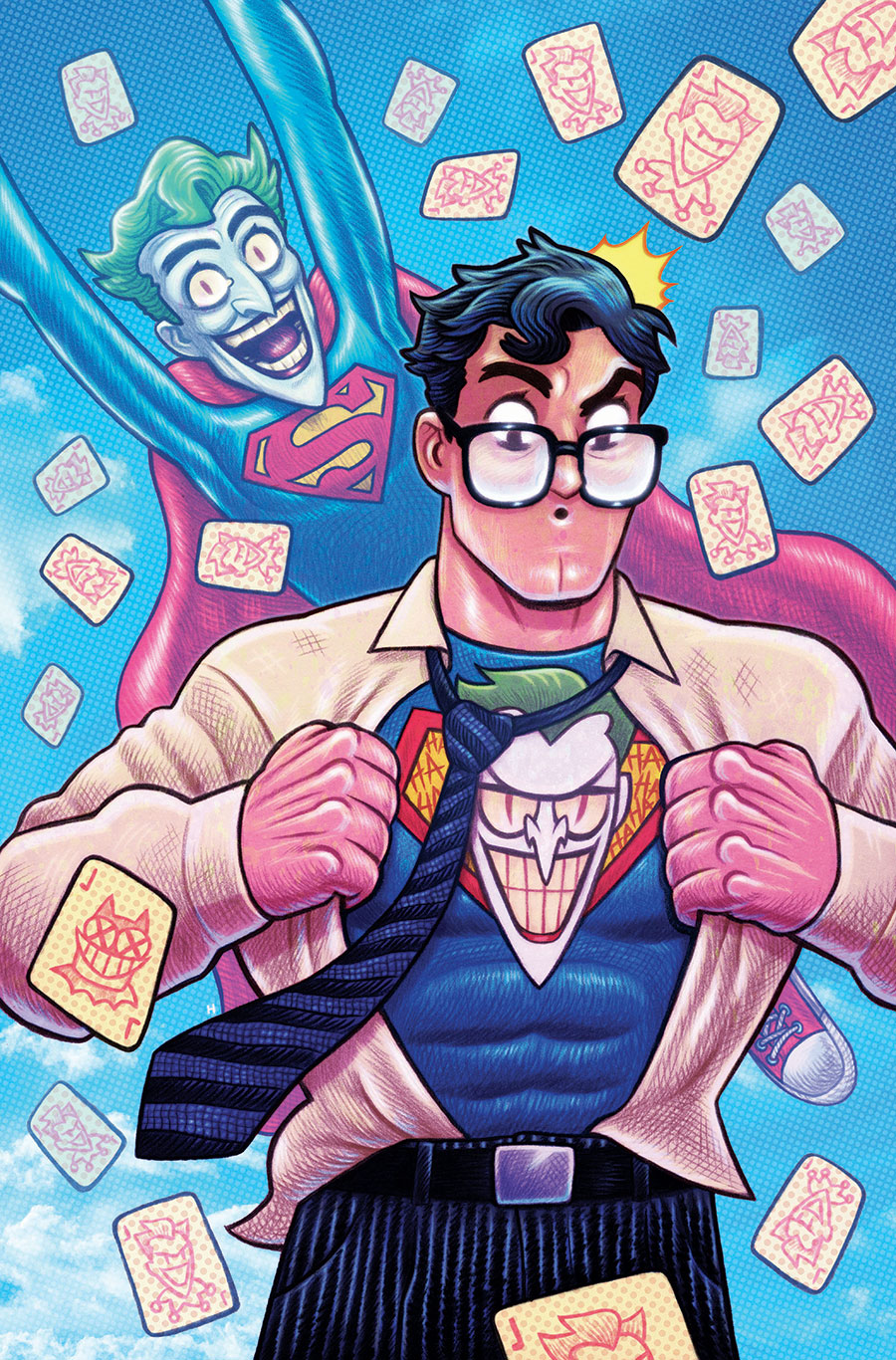 Superman Vol 7 #25 Cover F Variant Dan Hipp April Fools Card Stock Cover (DC All In)